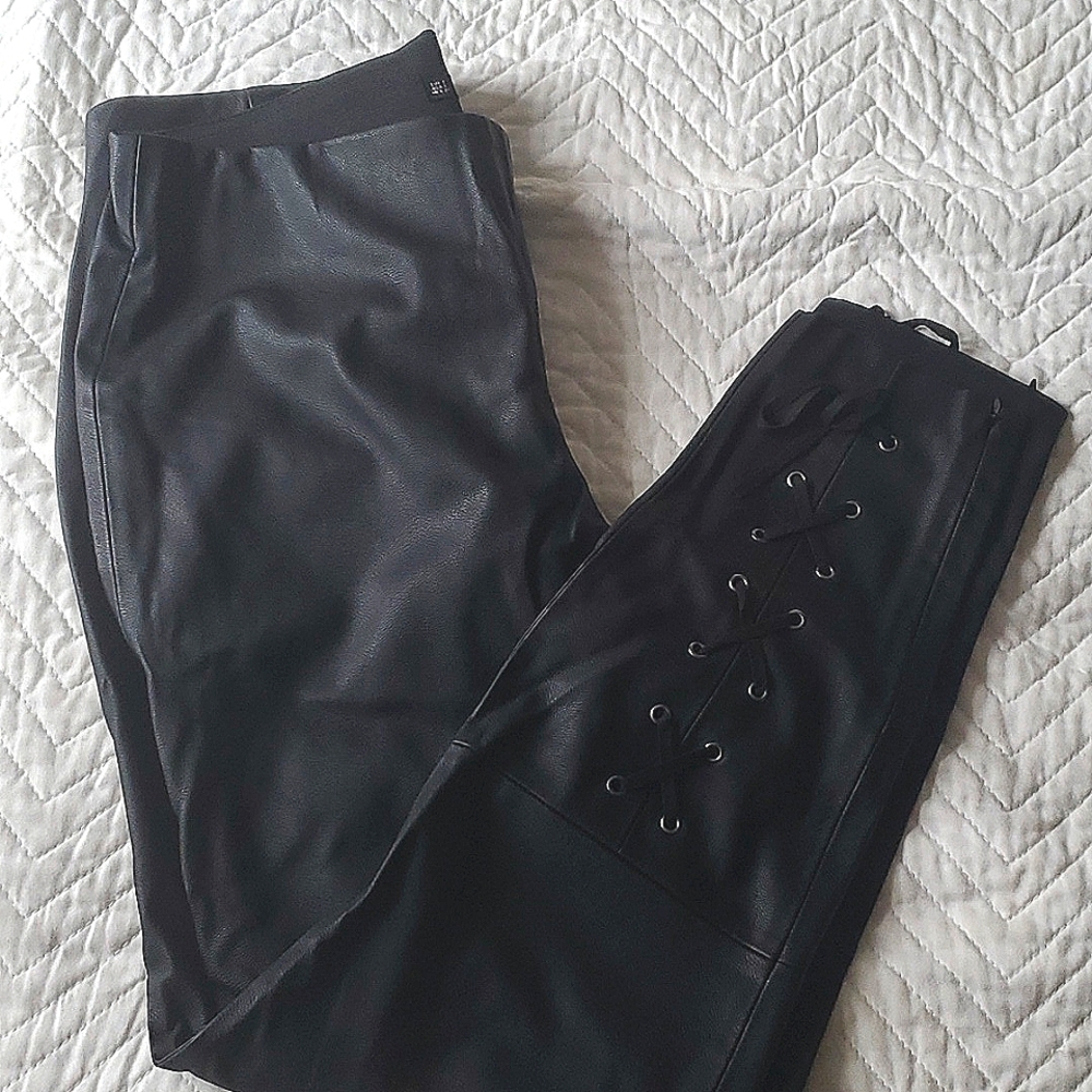 Zara Lace Up Tights